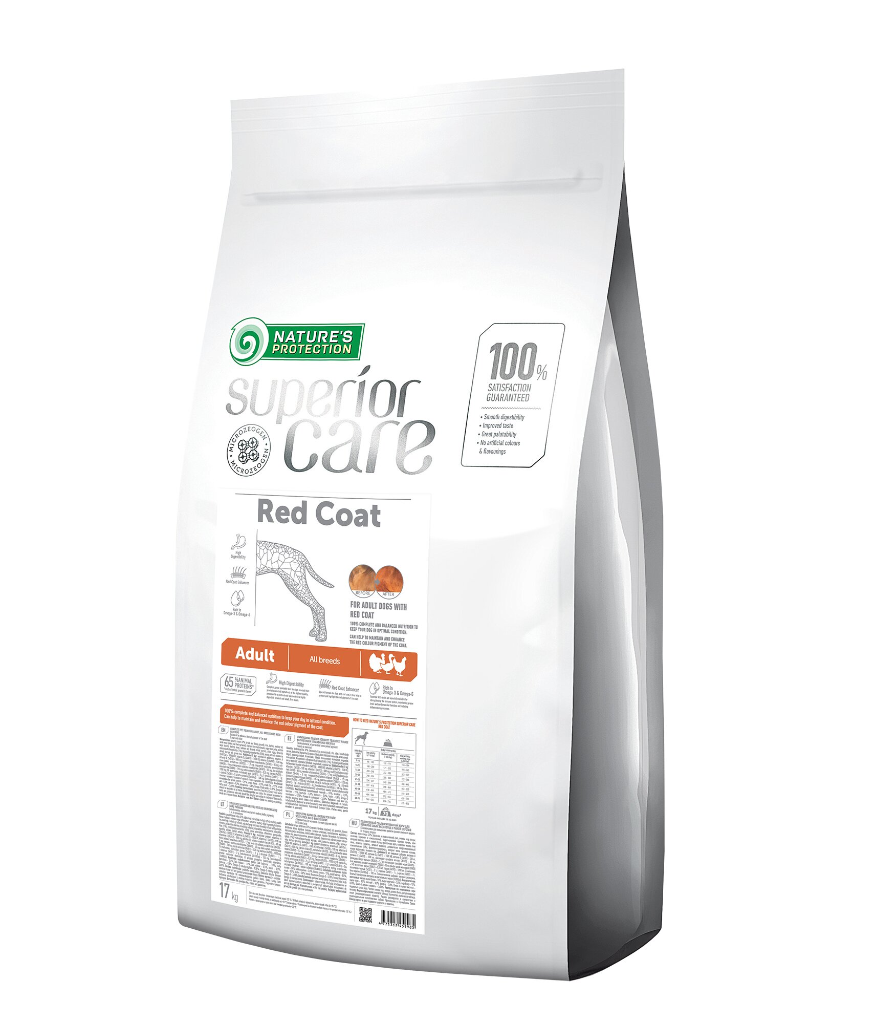Nature's Protection Superior Care White Dogs Hypoallergenic & Dental Care Беззернові ласощі для дорослих собак із білим забарвленням з білою рибою, 150 г 150 г